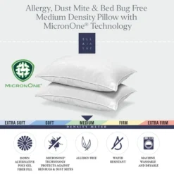 MicronOne Dust Mite, Bedbug, Allergen-Free Down Alternative Pillow -Bedding Store GUEST b1798a1e 5f11 46be a9c9 cc463be2c85f