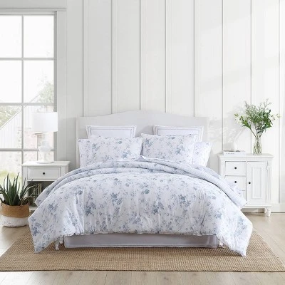 Laura Ashley Belinda Comforter Bedding Set Blue 1 Laura Ashley Belinda Comforter Bedding Set Blue