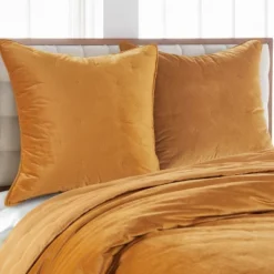 Velvet Ochre Euro Sham - Levtex Home