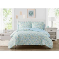 Happy Floral Microfiber Duvet Set Blue - Poppy & Fritz 21 Happy Floral Microfiber Duvet Set Blue - Poppy & Fritz -Bedding Store GUEST b89a4d64 657f 4188 b09a 13f710963577