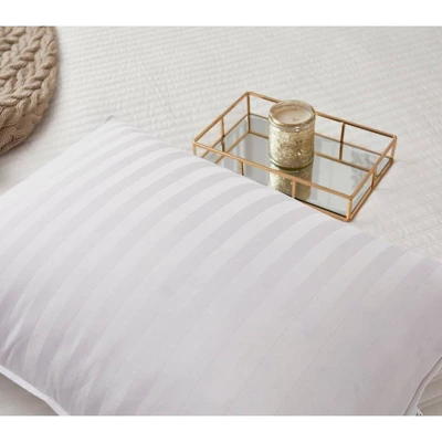 Supreme Cotton Damask Down Pillow White - Blue Ridge Home Fashions 4 Supreme Cotton Damask Down Pillow White - Blue Ridge Home Fashions - Image 4