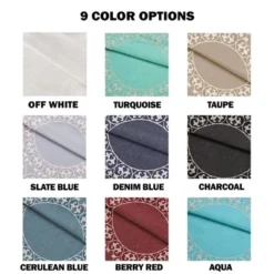 Lightweight Cotton Blend Oversized Jacquard Boho Floral Scroll Bedspread Set By Blue Nile Mills -Bedding Store GUEST bbb8076c e161 4c34 92e2 177f455a054d