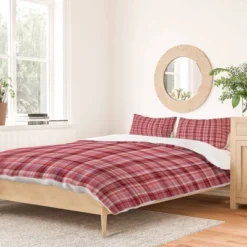 Lisa Argyropoulos Holiday Plaid Duvet Set - Deny Designs
