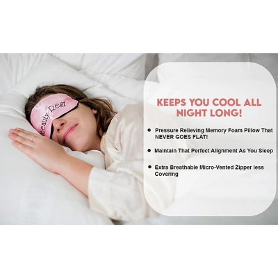 J&V TEXTILES Ultra-Luxury Memory Foam Pillow – Hypoallergenic Bed Pillow Outer Fabric Covering 2-Pack (King) 3 J&V TEXTILES Ultra-Luxury Memory Foam Pillow – Hypoallergenic Bed Pillow Outer Fabric Covering 2-Pack (King) - Image 3