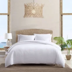 Basketweave 100% Cotton Comforter Set White - Tommy Bahama 19 Basketweave 100% Cotton Comforter Set White - Tommy Bahama -Bedding Store GUEST c7adb77e 83fe 4f38 943f 102b07b00aa2