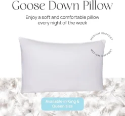 Featured Products 19 East Coast Bedding Down Pillow - White Goose Down & Feather (Standard)