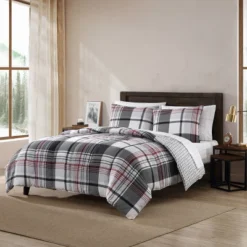 Eddie Bauer Normandy Plaid Duvet Set Black -Bedding Store GUEST d0667e4c 4313 489b 87b4 c237ba20fcb0