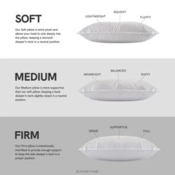 2 Pack Soft White Duck Feather & Down Bed Pillow | BOKSER HOME 15 2 Pack Soft White Duck Feather & Down Bed Pillow | BOKSER HOME -Bedding Store GUEST d121534c 43b9 4606 a0e6 868e3ace97ec