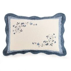 Modern Heirloom Charlotte Sham - Blue -Bedding Store GUEST d16713e9 54f2 4298 83a6 5cb295b239c9