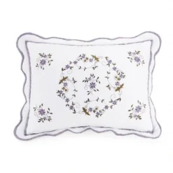 Modern Heirloom Gwen Quilt Set White/Lavender