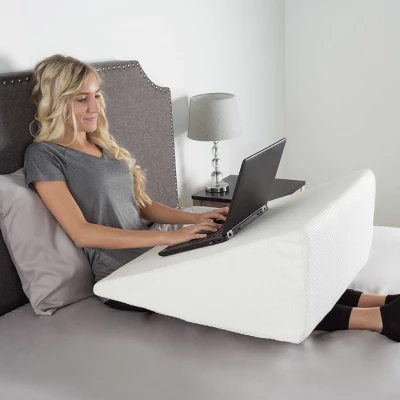 Yorkshire Home Extra High Wedge Memory Foam Support Pillow With Rayon From Bamboo Fiber Cover 3 Yorkshire Home Extra High Wedge Memory Foam Support Pillow With Rayon From Bamboo Fiber Cover - Image 3