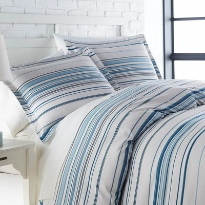 Southshore Fine Living Coastal Stripes Oversized Down Alternative Comforter Set 1 Southshore Fine Living Coastal Stripes Oversized Down Alternative Comforter Set