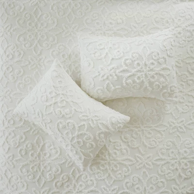 Amber Tufted Cotton Chenille Duvet Cover Set 3 Amber Tufted Cotton Chenille Duvet Cover Set - Image 3