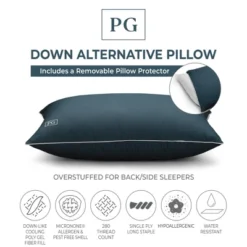 Down Alternative Pillow With MicronOne Technology, And Removable Pillow Protector 15 Down Alternative Pillow With MicronOne Technology, And Removable Pillow Protector -Bedding Store GUEST e8cc8695 f5ea 4b75 bc03 dd88005066c8