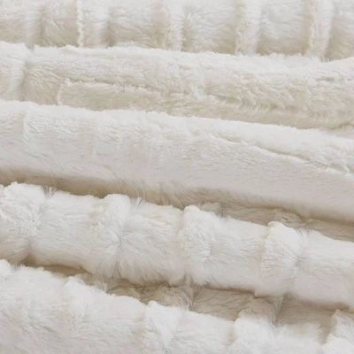 Polar Brushed Faux Fur Comforter Mini Set 4 Polar Brushed Faux Fur Comforter Mini Set - Image 4