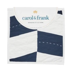 Carol & Frank 26" X 26" Herringbone Patch Indigo Euro Sham -Bedding Store GUEST f11455bd 18ca 4642 b171 6277b54c8c0f