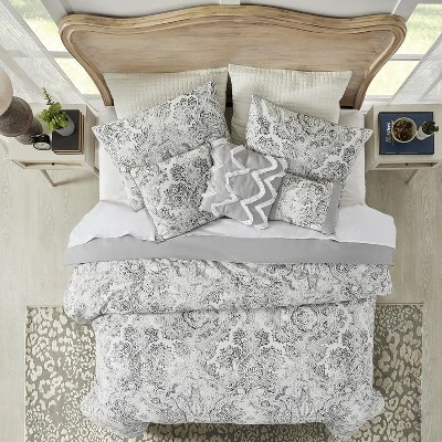 Alice Collection 6 Piece 100% Microfiber Comforter Set - Better Trends 1 Alice Collection 6 Piece 100% Microfiber Comforter Set - Better Trends