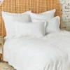 Carol & Frank Keller White Queen Duvet Cover