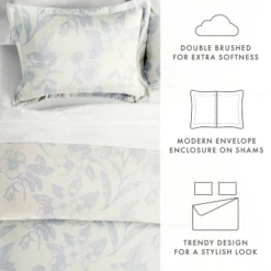 Soft Farmhouse Florals Premium 3 Piece Duvet Cover Set, Ultra Soft, Easy Care - Becky Cameron -Bedding Store GUEST fb8da906 8c39 4a4c 9cf5 131e39287f11