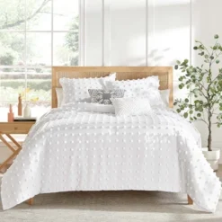 White Pom Pom Comforter Set - Levtex Home -Bedding Store GUEST fcee05c0 4ac9 4a74 b78b 52ba49af8770