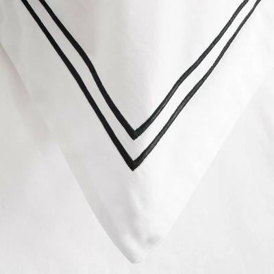 Ella Jayne 100% Cotton Percale 3 Piece Duvet Set With Satin Stitching 2 Ella Jayne 100% Cotton Percale 3 Piece Duvet Set With Satin Stitching - Image 2