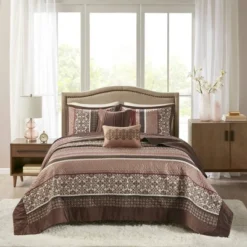 Madison Park 5pc Cambridge Reversible Jacquard Bedspread Set -Bedding Store GUEST 019c2c0a 8c14 4a37 8fe0 ae6b21453344