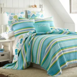 Cozumel Quilt Set - Coastal Multicolor - Levtex Home -Bedding Store GUEST 06ef104e ad6b 4204 9048 e14bc912e562