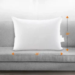 Cheer Collection Hypoallergenic Hollow Fiber Pillows - White