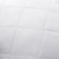 Peace Nest Goose Feather Down Pillow White Quilted Cotton Cover Set Of 2 10 Peace Nest Goose Feather Down Pillow White Quilted Cotton Cover Set Of 2 -Bedding Store GUEST 0f02b36b 2baf 431b 9af9 04916951aa11