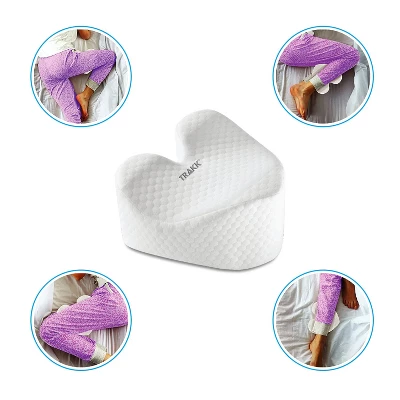 TRAKK Ergonomic Knee Pillow Support Memory Foam Sleeping On Side, Cushion, Pregnancy Pillow With Removable Washable Cover 2 TRAKK Ergonomic Knee Pillow Support Memory Foam Sleeping On Side, Cushion, Pregnancy Pillow With Removable Washable Cover - Image 2