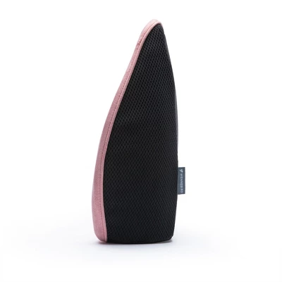 WENNEBIRD Model Q Lumbar Memory Foam Support Pillow To Improve Posture With Raised Side Butterfly Design, Dual Fabric, And Removable Cover, Pink 3 WENNEBIRD Model Q Lumbar Memory Foam Support Pillow To Improve Posture With Raised Side Butterfly Design, Dual Fabric, And Removable Cover, Pink - Image 3