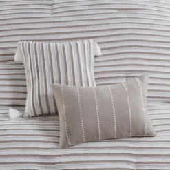 Madison Park 5pc River Clipped Jacquard Comforter Bedding Set With Throw Pillows Off-White -Bedding Store GUEST 21f9fde6 8fb2 425c afb2 a3665713f937