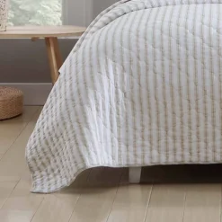 Willow Way Ticking Stripe Quilt & Sham Set - Stone Cottage -Bedding Store GUEST 22bc616b 75f2 45be aa49 80a13a52c678