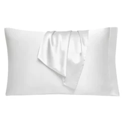 Dr. Pillow White Silk Pillow Case 2 Pack, White 10 Dr. Pillow White Silk Pillow Case 2 Pack, White -Bedding Store GUEST 289c1505 f0fc 4036 9254 4e4c9404df92