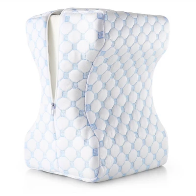 Nestl Memory Foam Knee Pillow With Cooling Cover For Leg Support 2 Nestl Memory Foam Knee Pillow With Cooling Cover For Leg Support - Image 2