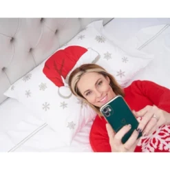 C&F Home 20" X 30" Santa Hat Christmas Holiday Pillowcase -Bedding Store GUEST 352b5137 90ff 490a 964e 512e4391f196