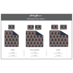 Eddie Bauer Madrona 100% Cotton Quilt Set Blue -Bedding Store GUEST 355cb510 9fcf 4d09 bd5d ca3412ac591c