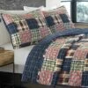 Eddie Bauer Madrona 100% Cotton Quilt Set Blue
