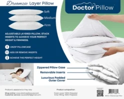 Dr Pillow Dreamzie Adjustable Therapeutic 2 PACK Pillow 10 Dr Pillow Dreamzie Adjustable Therapeutic 2 PACK Pillow -Bedding Store GUEST 483404d4 922c 41b2 a442 b65b9867f757