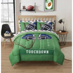 Kids Football Printed Bedding Set Includes Sheet Set By Sweet Home Collection -Bedding Store GUEST 504c25a0 6527 4ed0 a79d db9a12f677e4