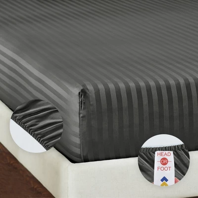 Luxury 500 Thread Count Bed Sheets Set - 100% Cotton Sateen Sheets Set, Soft, Cool & Breathable, Deep Pocket By California Design Den 2 Luxury 500 Thread Count Bed Sheets Set - 100% Cotton Sateen Sheets Set, Soft, Cool & Breathable, Deep Pocket By California Design Den - Image 2