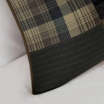 Winter Hills Oversized Cotton Quilt Bedding Set Tan - Woolrich 2 Winter Hills Oversized Cotton Quilt Bedding Set Tan - Woolrich - Image 2