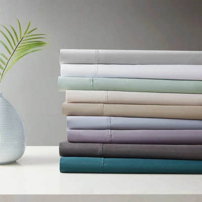 600 Thread Count Cooling Cotton Blend 4pc Sheet Set 5 600 Thread Count Cooling Cotton Blend 4pc Sheet Set - Image 5