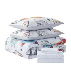 Floating In Space Kids Printed Bedding Set Includes Sheet Set By Sweet Home Collection