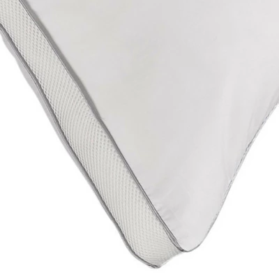 Ella Jayne Cotton Mesh Gusseted Shell Memory Fiber Pillow 3 Ella Jayne Cotton Mesh Gusseted Shell Memory Fiber Pillow - Image 3