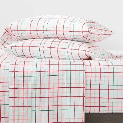 Cotton Holiday Sheet Set - Wondershop™ 1 Cotton Holiday Sheet Set - Wondershop™