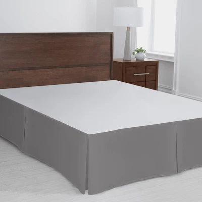 Cotton Blend Percale Pleated Bedskirt - Simply Put 1 Cotton Blend Percale Pleated Bedskirt - Simply Put