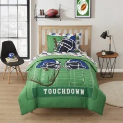 Kids Football Printed Bedding Set Includes Sheet Set By Sweet Home Collection -Bedding Store GUEST a4ab12f6 633c 4a38 bfd2 48576cb75855