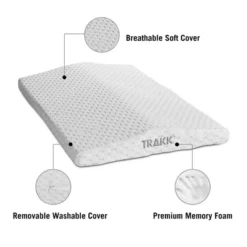 TRAKK Lumbar Triangle Wedge Pillow - Back & Joint Pain Relief
