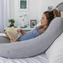 PharMeDoc Pregnancy Pillow, U-Shape Full Body Maternity Pillow, Jersey Cotton Cover -Bedding Store GUEST a8a46045 fbb8 4be0 9ac3 a8a60ba4e83d